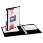 Avery Mini Size Durable View Binder with Round Rings, 3 Rings, 0.5" Capacity, 8.5 x 5.5, Black