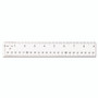 Westcott Clear Flexible Acrylic Ruler, Standard/Metric, 18" Long, Clear