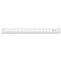 Westcott Clear Flexible Acrylic Ruler, Standard/Metric, 18" Long, Clear (ACM10564) View Product Image