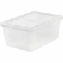 IRIS 17-quart Storage Box - External Dimensions: 17.5" Length x 12" Width x 17.5" Depth x 7" Height - 4.25 gal - Snap-in Lid Closure - Stackable - Plastic