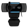 Adesso CyberTrack H5 1080P HD USB AutoFocus Webcam with Microphone, 1920 Pixels x 1080 Pixels, 2.1 Mpixels, Black (ADECYBERTRACKH5) View Product Image