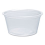 Dart Conex Complements Portion/Medicine Cups, 2 oz, Plastic, Clear, 125/Bag, 20 Bags/Carton