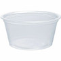 Dart 2 oz PP Plastic Portion Container - Contact Clear - Food, Sauce, Salad - Microwave Safe - Clear - Plastic, Polypropylene Body