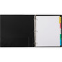 Avery Print and Apply Index Maker Clear Label Dividers, 5-Tab, Color Tabs, 11 x 8.5, White, Traditional Color Tabs, 25 Sets