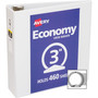 Avery Economy View Binder with Round Rings , 3 Rings, 3" Capacity, 11 x 8.5, White, (5741) View Product Image