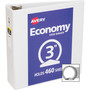 Avery Economy View Binder with Round Rings , 3 Rings, 3" Capacity, 11 x 8.5, White, (5741)