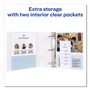 Avery Economy View Binder with Round Rings , 3 Rings, 3" Capacity, 11 x 8.5, White, (5741)