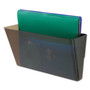 deflecto DocuPocket Stackable Wall Pocket, Letter Size, 13" x 4", Smoke