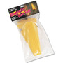 Master Caster Giant Foot Magnetic Doorstop, No-Slip Rubber Wedge, 3.5w x 6.75d x 2h, Yellow (MAS00967) View Product Image