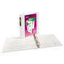 Avery Durable View Binder 1" , Slant D Rings, White - 1 1/2" Binder Capacity - (AVE17022)