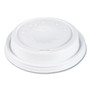 SOLO Cappuccino Dome Sipper Lids, Fits 12 oz to 24 oz Hot Cups, Plastic, White, 1,000/Carton