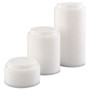 SOLO Cappuccino Dome Sipper Lids, Fits 12 oz to 24 oz Hot Cups, Plastic, White, 1,000/Carton