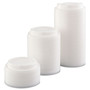 SOLO Cappuccino Dome Sipper Lids, Fits 12 oz to 24 oz Hot Cups, Plastic, White, 1,000/Carton