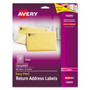 Avery Matte Clear Easy Peel Mailing Labels w/ Sure Feed Technology, Laser Printers, 0.66 x 1.75, Clear, 60/Sheet, 10 Sheets/Pack