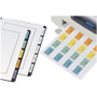 Avery Printable Plastic Tabs with Repositionable Adhesive, 1/5-Cut, White, 1.75" Wide, 80/Pack
