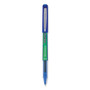 Pilot Precise V5 BeGreen Rollerball Pen, Stick, Extra-Fine 0.5 mm, Blue Ink, Blue Barrel, Dozen
