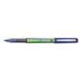 Pilot Precise V5 BeGreen Rollerball Pen, Stick, Extra-Fine 0.5 mm, Blue Ink, Blue Barrel, Dozen