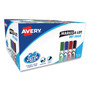 Avery MARKS A LOT Desk-Style Dry Erase Marker Value Pack, Broad Chisel Tip, Assorted Colors, 24/Pack (98188)