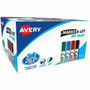Avery Marks A Lot Marks A Lot Desk-Style Dry-Erase Markers - Chisel Marker Point - Erasable - Black, Blue, Green, Red Ink