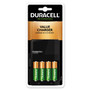 Duracell ION SPEED 1000 Advanced Charger, For AA and AAA, Includes 4 AA NiMH Batteries