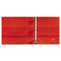 Avery Heavy-Duty Non-View Binder with DuraHinge, Locking One Touch EZD Rings and Thumb Notch, 3 Rings, 5" Capacity, 11 x 8.5, Red