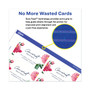 Avery Print-to-the-Edge Microperf Business Cards w/Sure Feed Technology, Color Laser, 2x3.5, White, 160 Cards, 8/Sheet,20 Sheets/PK