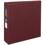 Avery Heavy-Duty Non-View Binder with DuraHinge and Locking One Touch EZD Rings, 3 Rings, 3" Capacity, 11 x 8.5, Maroon