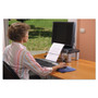 3M In-Line Adjustable Desktop Copyholder,150 Sheet Capacity, Plastic, Black/Clear (MMMDH630) View Product Image