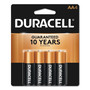 Duracell Power Boost CopperTop Alkaline AA Batteries, 4/Pack