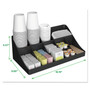 Mind Reader 11-Compartment Coffee Condiment Organizer, 18.25 x 6.63 x 9.78, Black