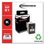 Innovera Remanufactured Black Ink, Replacement for 61 (CH561WN), 200 Page-Yield