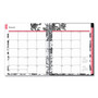 Blue Sky Analeis Monthly Planner, Floral Artwork, 10 x 8, White/Black/Coral Cover, 12-Month (Jan to Dec): 2025