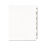 Avery Preprinted Legal Exhibit Side Tab Index Dividers, Avery Style, 25-Tab, 251 to 275, 11 x 8.5, White, 1 Set, (1340) View Product Image