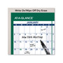 At-A-Glance Vertical Reversible Erasable Wall Calendar - Large - Julian Dates - Yearly - 12 Month - January 2026 to December 2026 (AAGPM21028)