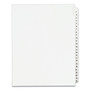Avery Preprinted Legal Exhibit Side Tab Index Dividers, Avery Style, 25-Tab, 1 to 25, 11 x 8.5, White, 1 Set, (1330)