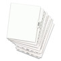 Avery Preprinted Legal Exhibit Side Tab Index Dividers, Avery Style, 25-Tab, 1 to 25, 11 x 8.5, White, 1 Set, (1330) View Product Image