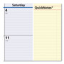 AT-A-GLANCE QuickNotes Desk Pad, 22 x 17, White/Blue/Yellow Sheets, Black Binding, Clear Corners, 13-Month (Jan to Jan): 2024 to 2025 View Product Image