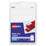 Avery Removable Multi-Use Labels, Inkjet/Laser Printers, 1 x 3, White, 5/Sheet, 50 Sheets/Pack, (5436) View Product Image