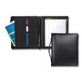 Samsill Leather Multi-Ring Zippered Portfolio, Two-Part, 1" Cap, 11 x 13 1/2, Black (SAM15540) View Product Image