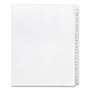 Avery Preprinted Legal Exhibit Side Tab Index Dividers, Allstate Style, 25-Tab, 26 to 50, 11 x 8.5, White, 1 Set, (1702)