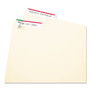 Avery Printable 4" x 6" - Permanent File Folder Labels, 0.69 x 3.44, White, 7/Sheet, 36 Sheets/Pack, (5201)