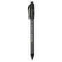 Paper Mate ComfortMate Ultra Ballpoint Pen, Retractable, Fine 0.8 mm, Black Ink, Black Barrel, Dozen