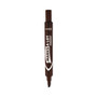 Avery MARKS A LOT Large Desk-Style Permanent Marker, Broad Chisel Tip, Brown, Dozen (8881)