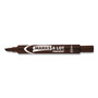 Avery MARKS A LOT Large Desk-Style Permanent Marker, Broad Chisel Tip, Brown, Dozen (8881)