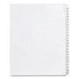 Avery Preprinted Legal Exhibit Side Tab Index Dividers, Allstate Style, 25-Tab, 126 to 150, 11 x 8.5, White, 1 Set, (1706)