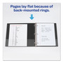 Avery Durable View Binder with DuraHinge and EZD Rings, 3 Rings, 2" Capacity, 11 x 8.5, Black, (9500) View Product Image