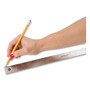 Westcott Stainless Steel Office Ruler With Non Slip Cork Base, Standard/Metric, 18" Long (ACM10417) View Product Image