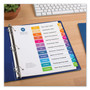 Avery Customizable TOC Ready Index Multicolor Tab Dividers, 12-Tab, Jan. to Dec., 11 x 8.5, White, Traditional Color Tabs, 1 Set