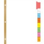 Avery Insertable Big Tab Dividers, 8-Tab, Double-Sided Gold Edge Reinforcing, 11 x 8.5, White, Assorted Tabs, 1 Set
