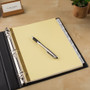 Avery Insertable Big Tab Dividers, 8-Tab, Double-Sided Gold Edge Reinforcing, 11 x 8.5, Buff, Clear Tabs, 1 Set